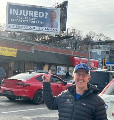 Earley Law Group Injury Lawyers Billboard