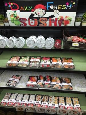 Amazing selection of sushi!