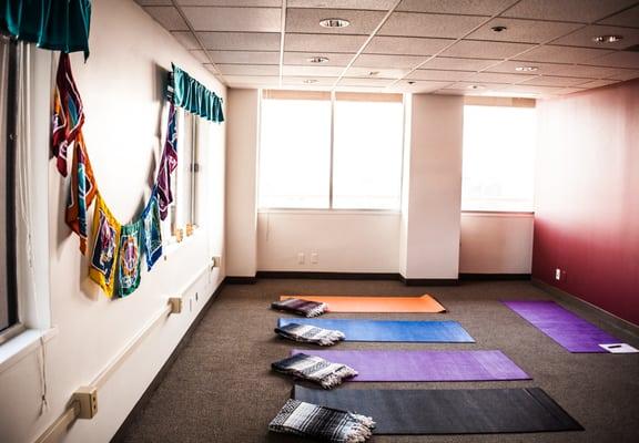 We also do small private groups for any service, even private yoga! We'll come with the supplies and everything.