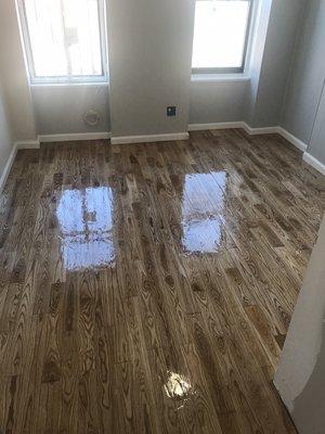 Floor refinishing