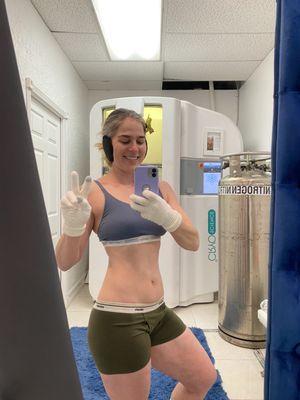 Cheers to Cryo therapy and improved circulation!