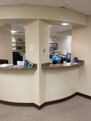 Friendly and attentive front-desk staff at Quincy, MA