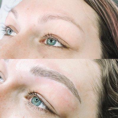 3D Microblading creates very natural looking hair strokes for perfect brows.