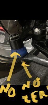 Tie rod ends not installed properly,  and shipped out dry(no grease)