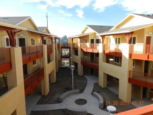 The brand new Kellgren Senior Apartments, located in Petaluma, CA. This is PEP Housing's twelfth apartment complex in Petaluma.