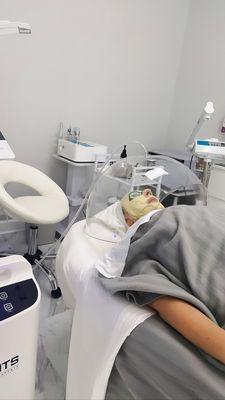 Oxygen-infused Facial for men and women - allows clients to combat aging due to lack of proper oxygenation.