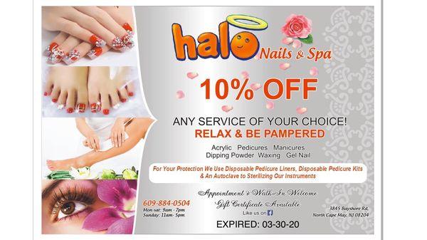 10% OFF ANY SERVICE EXPIRED: 03-30-20