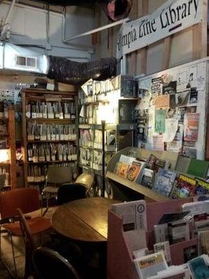 Olympia Zine Library within Last Word Books