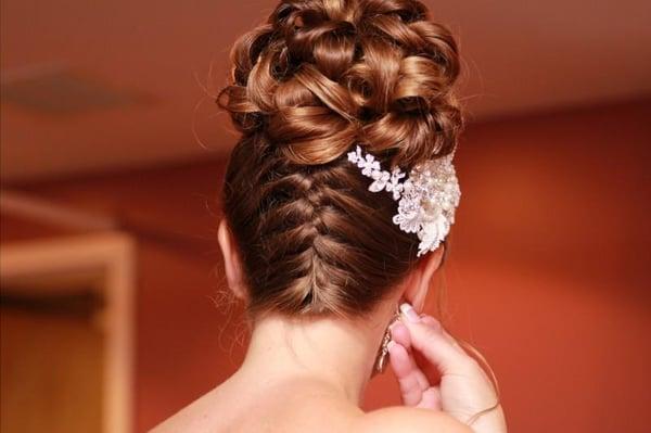 Beautiful Bridal Up-do