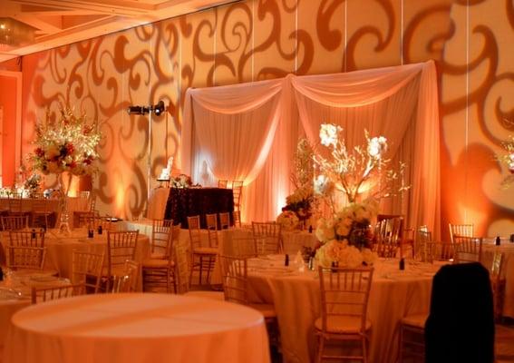 Lighting and draping