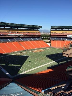 Top view of the obstacle courses