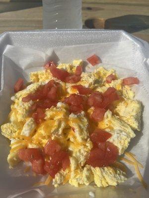 Egg bowl scramble