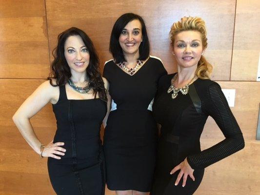 Laura De Oliveira, PA-C, Dr Monica Bedi, Steffanie Joanides, Aesthetician