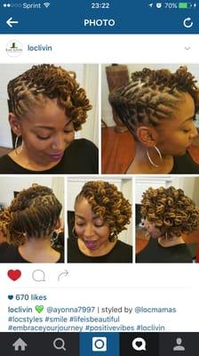 Michelle London did it again! Retwist and style.