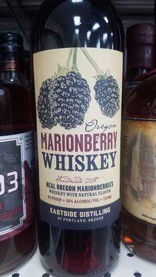 Local Oregon made Marionberry Whiskey