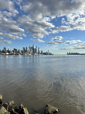 view of manhattan & jersey city