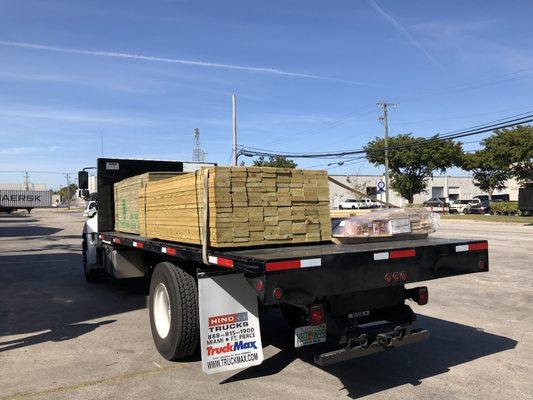 Pressure treated plywood and lumber