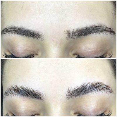 Eyebrow lift (lamination)