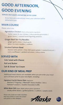 Lunch & Dinner Menu