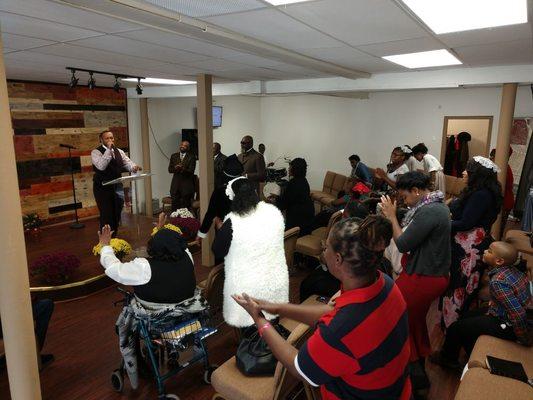 Pastor AJ Johnson leads our community at Urban Hope Refuge Church