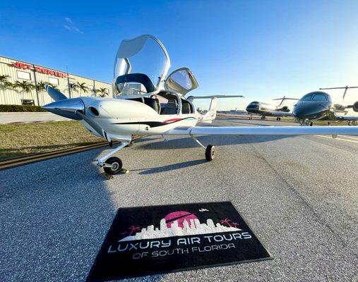 Our modern aircraft the Diamond Da-40!