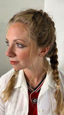 Dutch Braids : Simple Skincare: Day Makeup