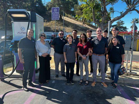 KOBA Energy team never stops, Flitway EV chargers were placed at East Lake Village Chula Vista