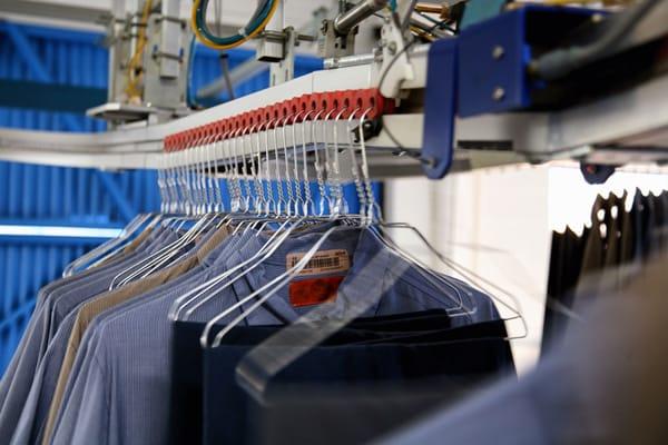 Our Garment Processing System uses barcode and radio frequency identification (RFID) chip technologies to track and sort more than 2500 item