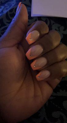 My nails from polished nails.