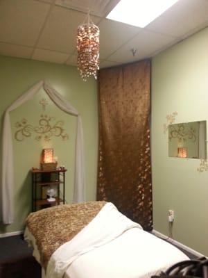 Beautiful massage rooms