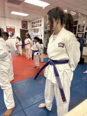 My babies Josiah and Candace Karate  Class