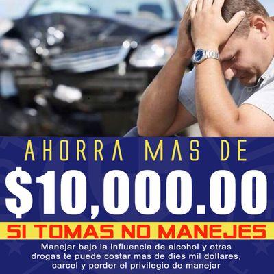 Si tomas no manejessi manejas no tomes