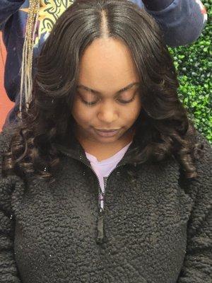 Full head sew in (Hair sold seperatly)