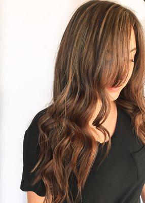 Brunette balayage