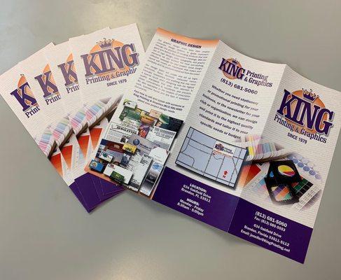 Our brochures are ready for action