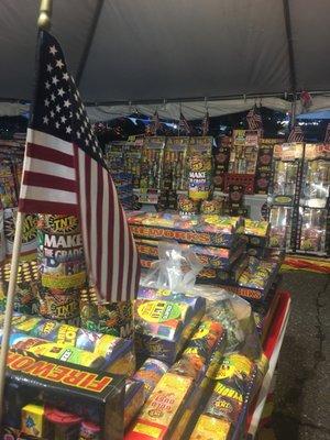 TNT Fireworks Tent