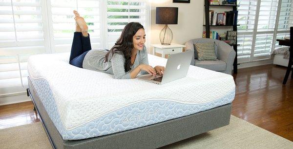 Shop from the comforts of home and your Agility mattress will be delivered to your doorstep.