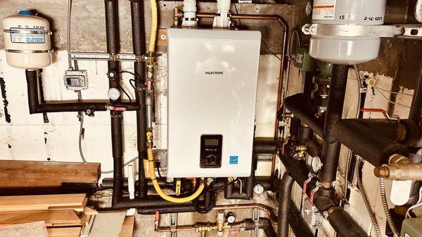 NAVIEN Combi boiler install