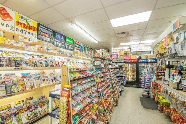 We're also convenience store stocking a wide variety of essential items including Candy, Chips, all kinds of hot and cold Beverages.