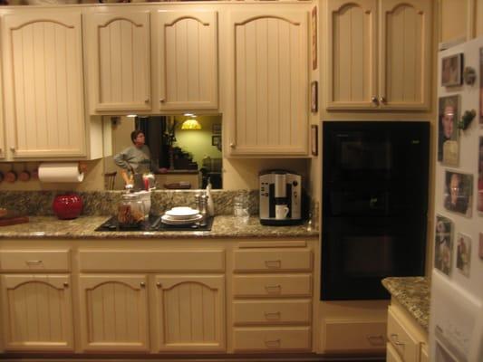 Kitchen Re-finishing specialists!! Don't tear out the old cabinets if you are remodeling. Save the trees and a ton of money!!