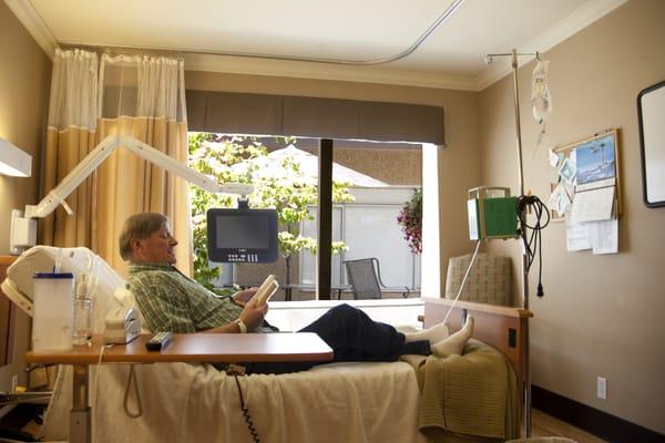 Our Short-Term Rehab Unit features 40 spacious, private rooms.