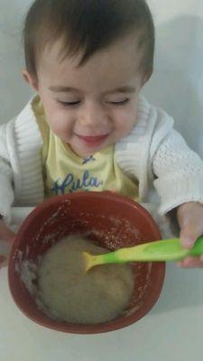 Baby Utensil Training