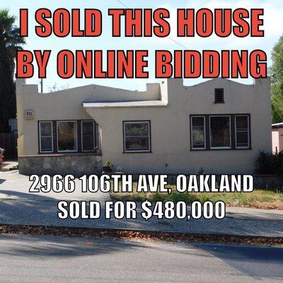 I sold this house by online bidding. We 13 approved buyers and 54 bids offered.  Call me!