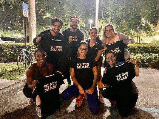 Team ultra 305 at Brickell run club