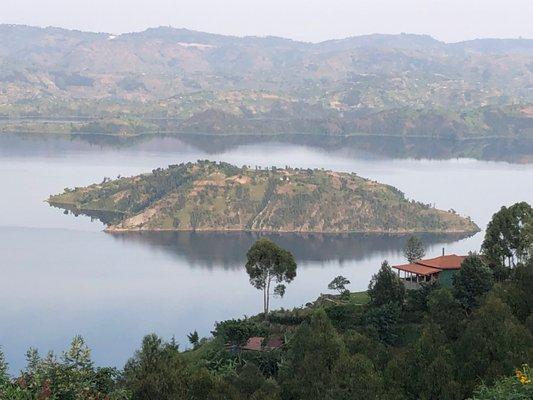 My view from a cottage I had in Rwanda for a couple days it was magnificent