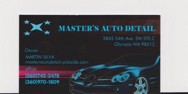 Master's Auto Detail