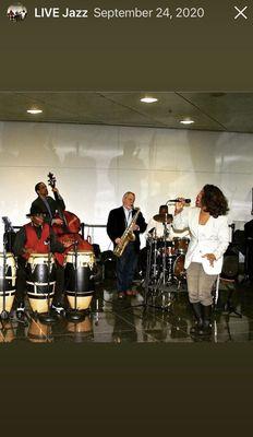 LIVE Jazz series for AirTran at Jamaica, Queens, New York.