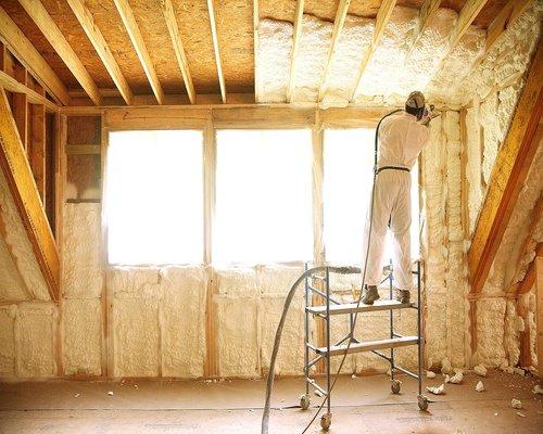 Installing Spray Foam Insulation