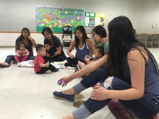 The kids love socializing in class with each other.