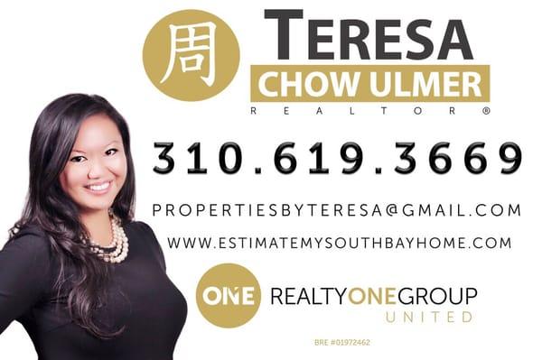 Teresa Chow Ulmer 周佳慧  - Realty One Group United